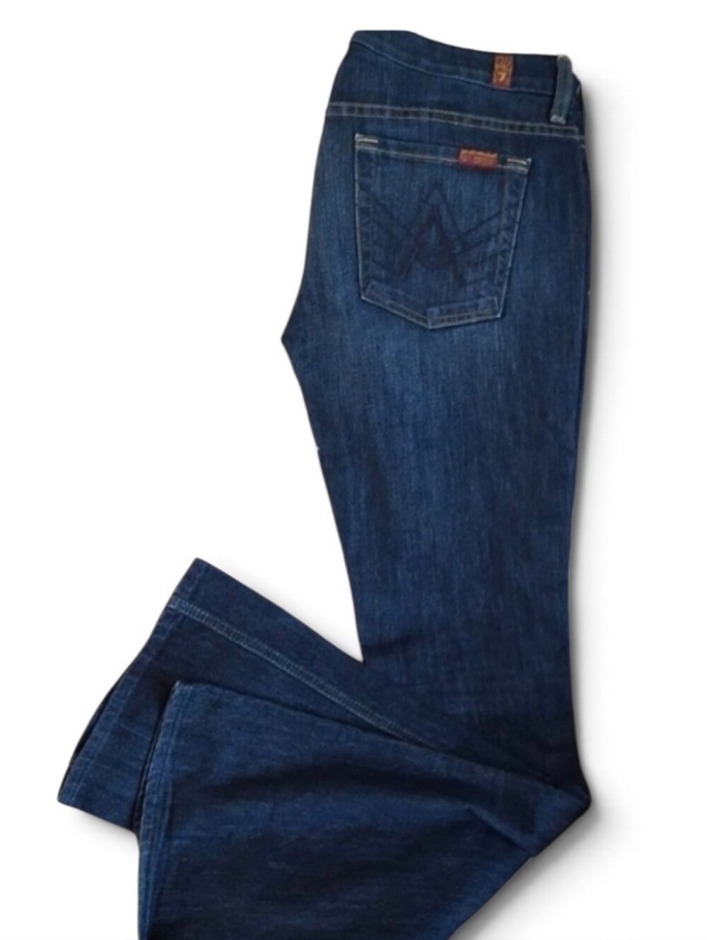 New Seven 7  Jeans Size 27 For All Mankind A-Pocket Bootcut Mid Rise Vtg